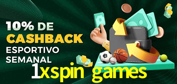 10% de bônus de cashback na 1xspin games